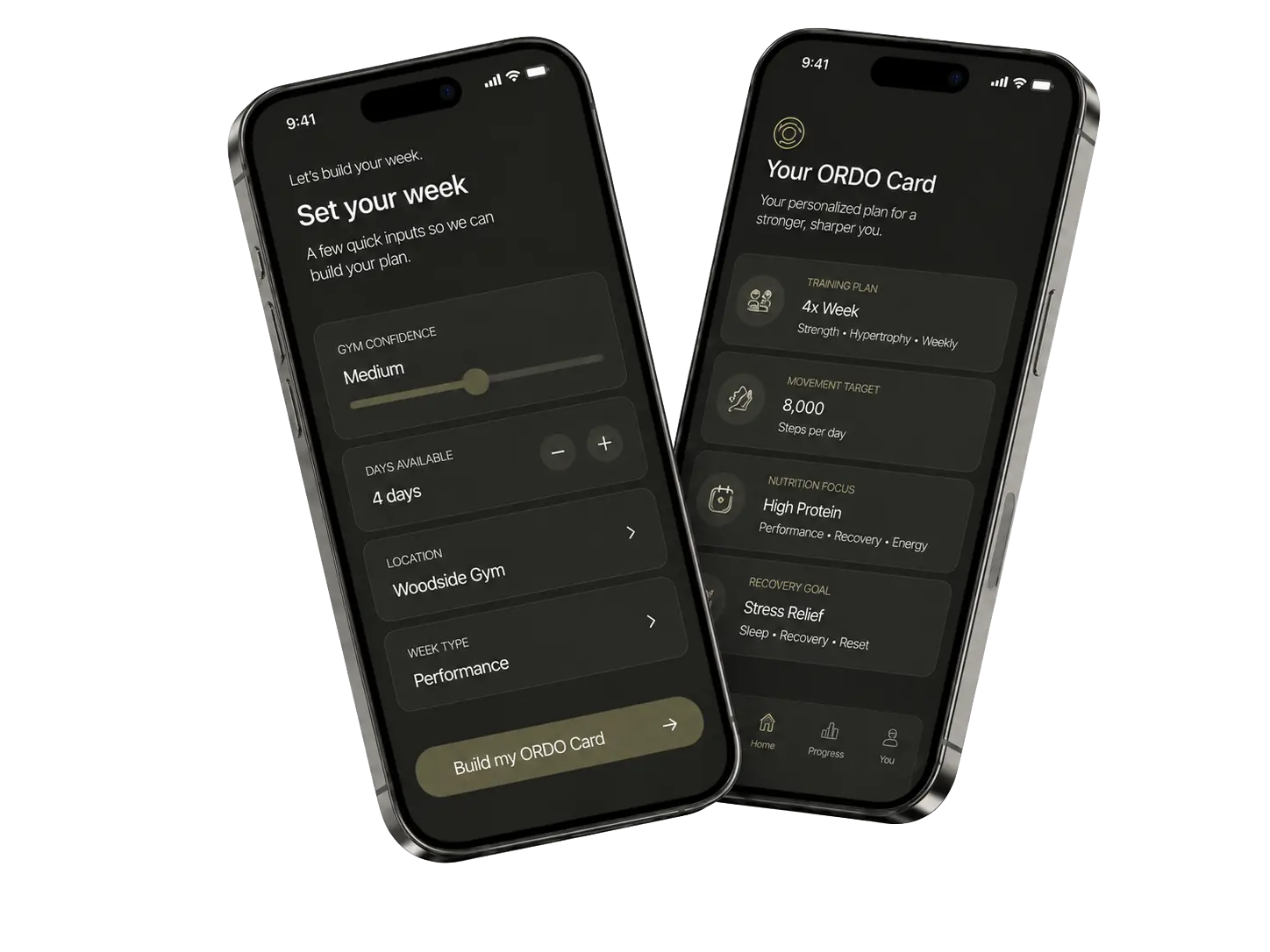 The ORDO app on iPhone